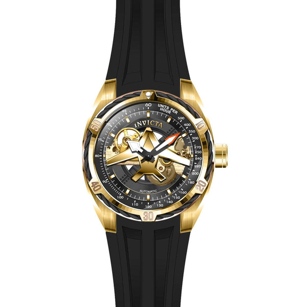 Invicta Men's 28179 Aviator Black Silicone Watch