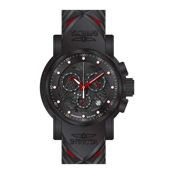 Invicta Men's 28186 S1 Rally Black Silicone Watch