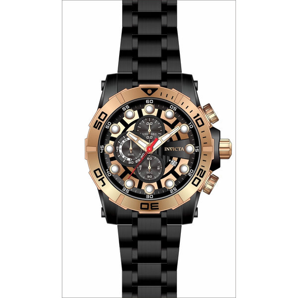 Invicta Men's 28267 Sea Hunter Black Stainless Steel Watch