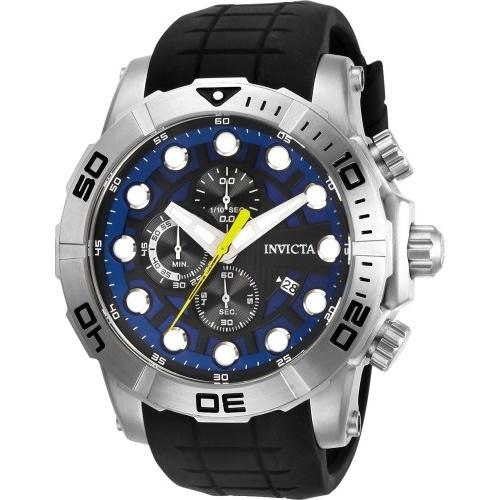 Invicta Men's 28269 Sea Hunter Black Silicone Watch