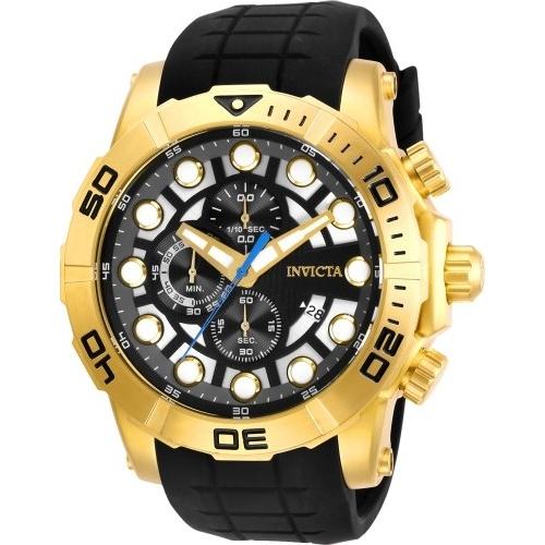 Invicta Men's 28271 Sea Hunter Black Silicone Watch