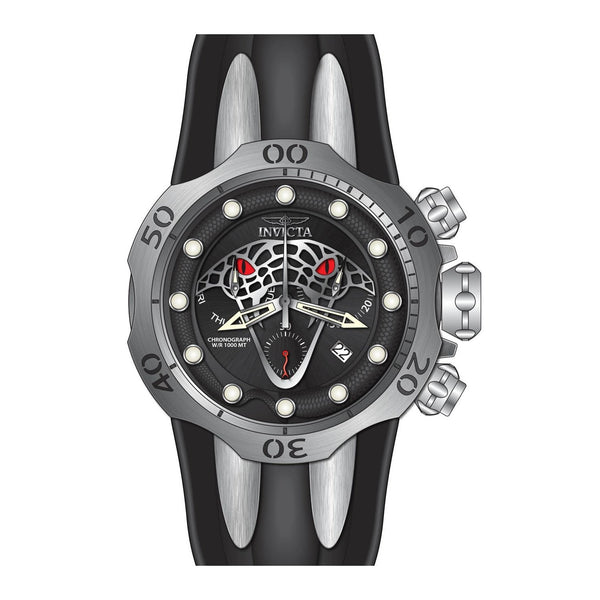 Invicta Men's 28382 Venom Venom Black Silicone Watch