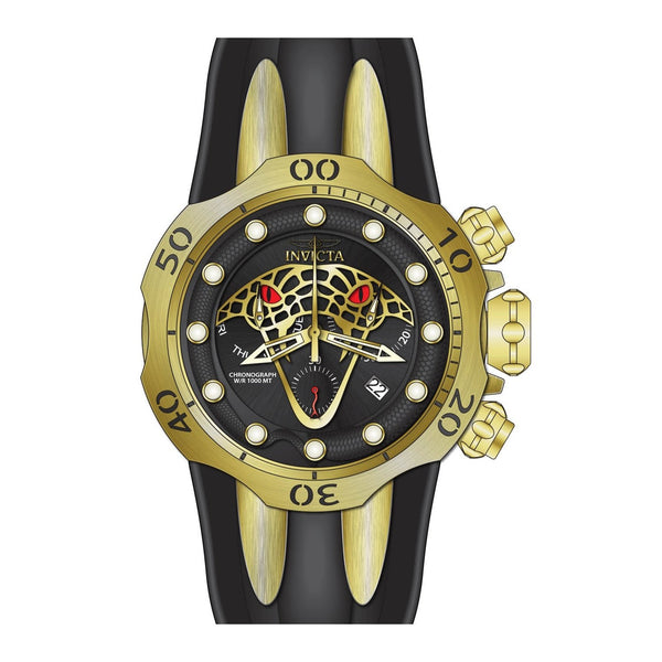 Invicta Men's 28387 Venom Venom Black Silicone Watch