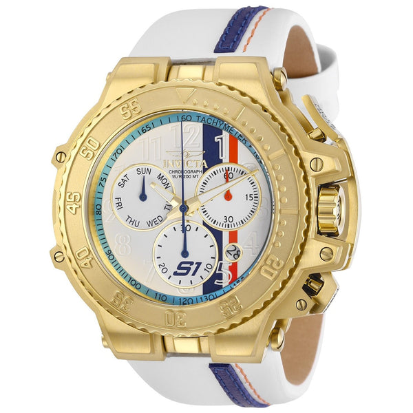 Invicta Men's 28398 S1 Rally Race Team White Leather Watch