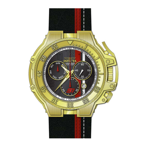 Invicta Men's 28399 S1 Rally Black Leather Watch