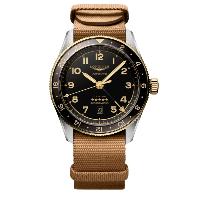 Longines Spirit Zulu Time GMT Two-Tone 39mm - L3.802.5.53.9