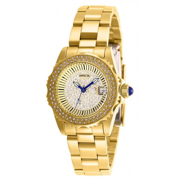 Invicta Women's 28441 Angel Crystal Set Gold-Tone Stainless Steel Watch