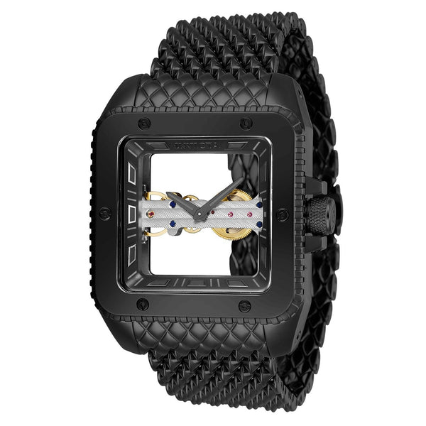 Invicta Men's 28509 Cuadro Mechanical Black Stainless Steel Mesh Watch