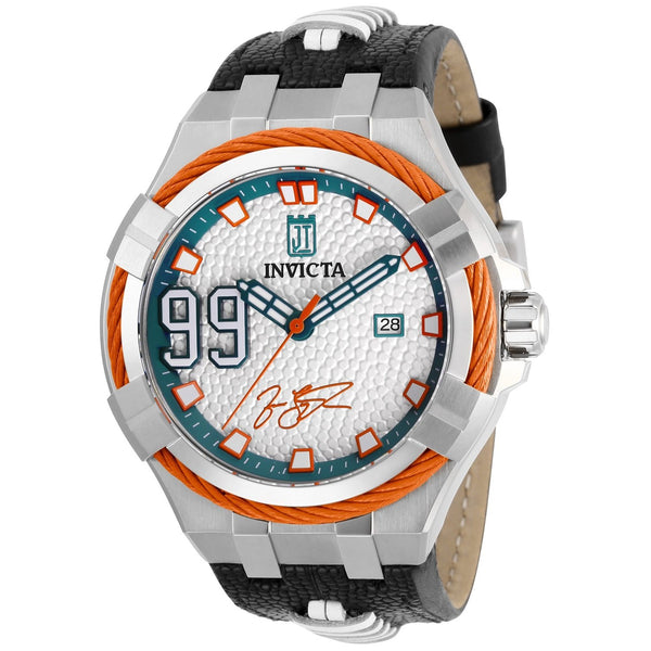 Invicta Men's 28522 Jason Taylor Automatic Black Leather Watch