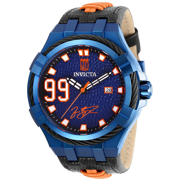 Invicta Men's 28524 Jason Taylor Automatic Black Leather Watch