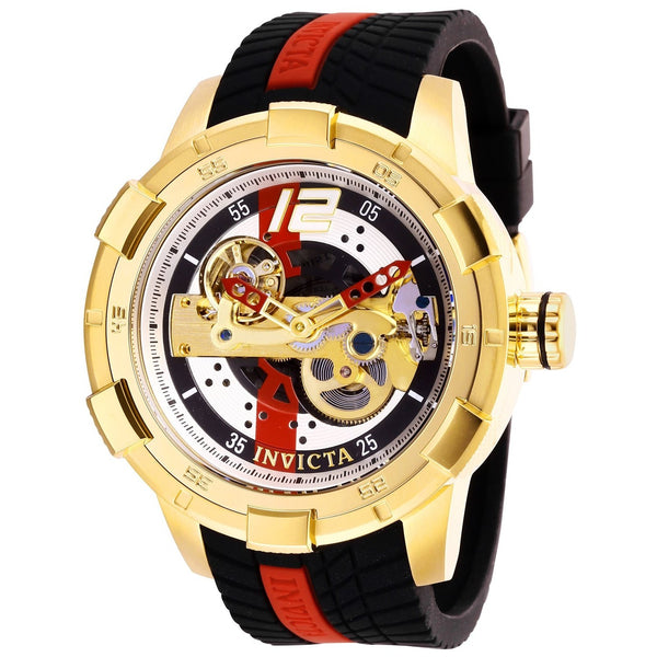 Invicta Men's 28589 S1 Rally Automatic Black and Red Silicone Watch