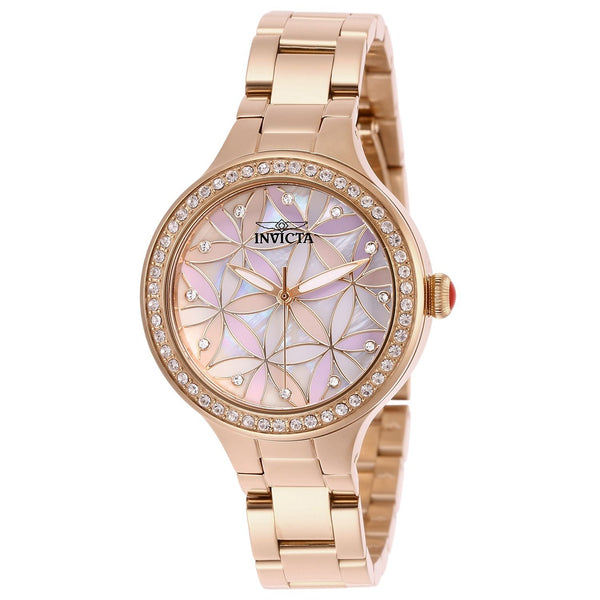 Invicta Women's 28824 Rose-Tone Stainless Steel Watch