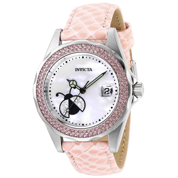 Invicta Women's 29027 Angel Pink Leather Watch