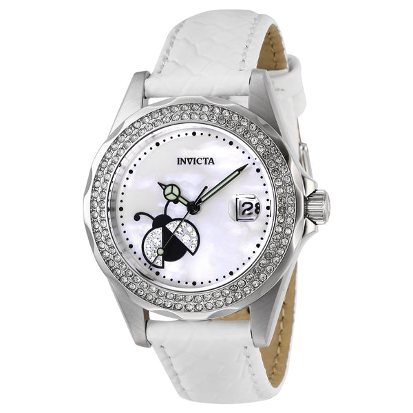 Invicta Women's 29028 Angel White Leather Watch