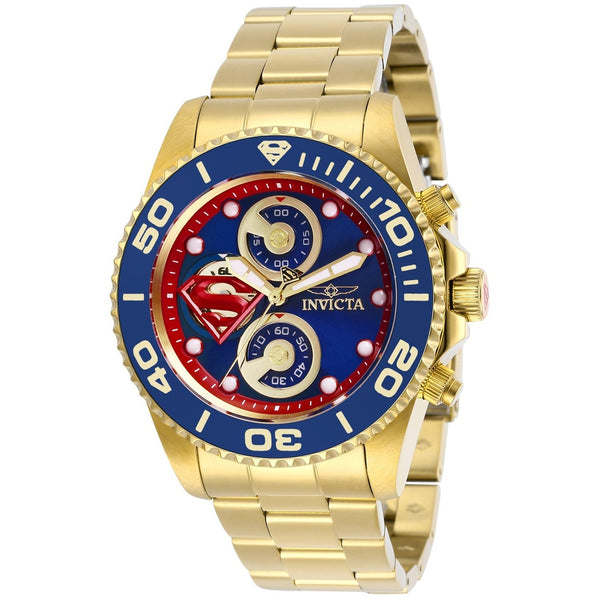Invicta Men's 29064 DC Comics Superman Gold-Tone Stainless Steel Watch
