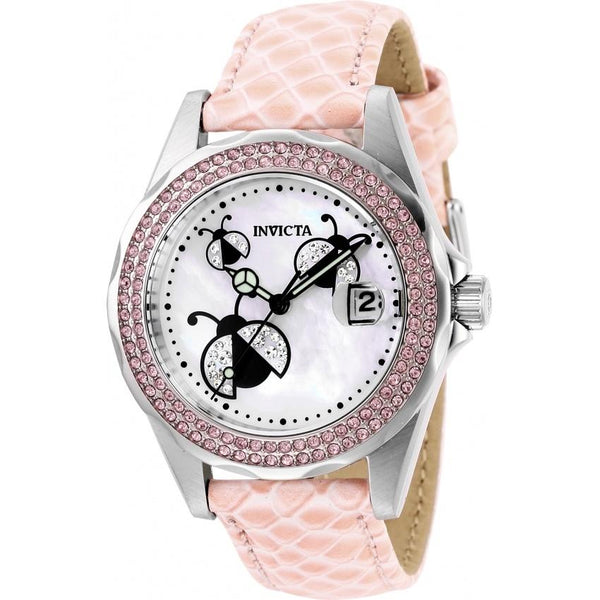 Invicta Women's 29075 Angel Pink Leather Watch