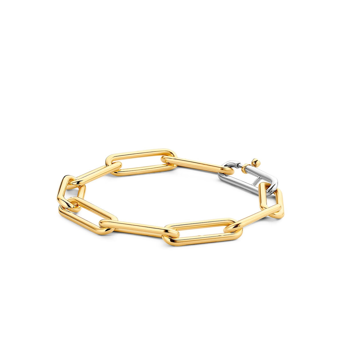 Tisento Milano Sterling Silver gold plated Silver yellow gold platedBracelet