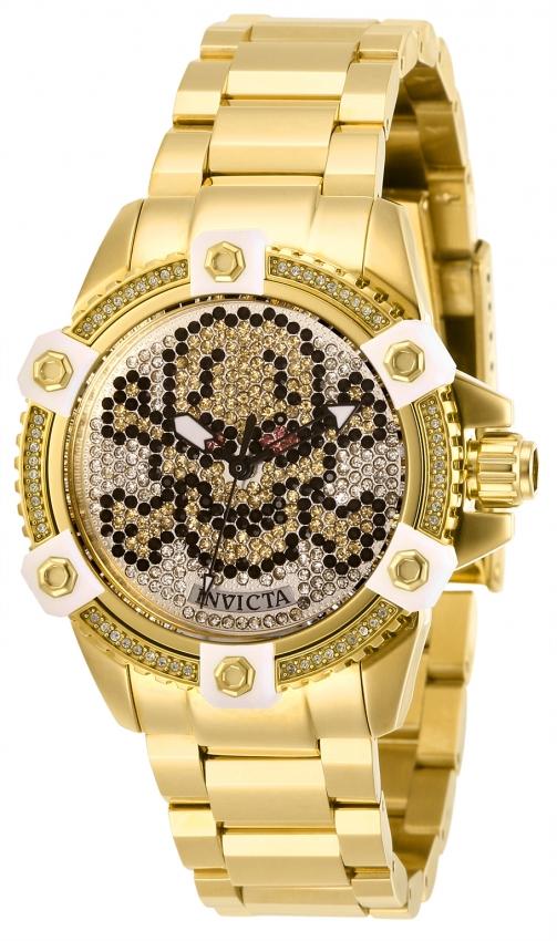 Invicta Women's 29313 Pro Diver Gold-Tone Silver Watch