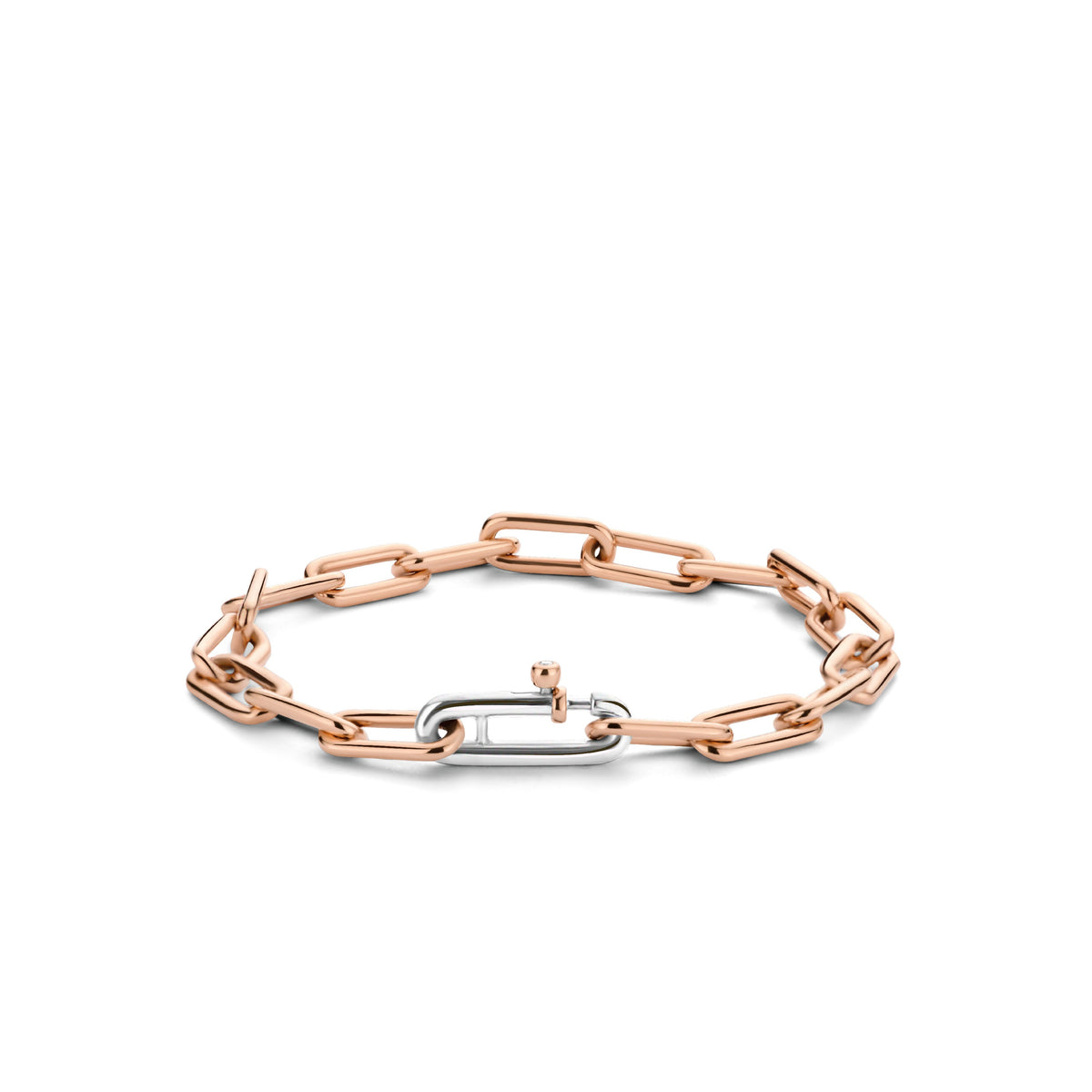 Tisento Milano Sterling Silver rose gold plated Silver rosegold platedBracelet