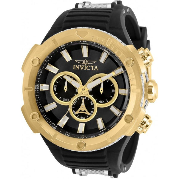Invicta Men's 29591 Bolt Black and Silver Polyurethane and Stainless Steel Watch