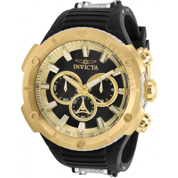 Invicta Men's 29596 Bolt Black and Silver Polyurethane and Stainless Steel Watch