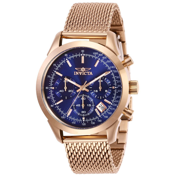 Invicta Men's 29606 Aviator Rose-Tone Stainless Steel Watch