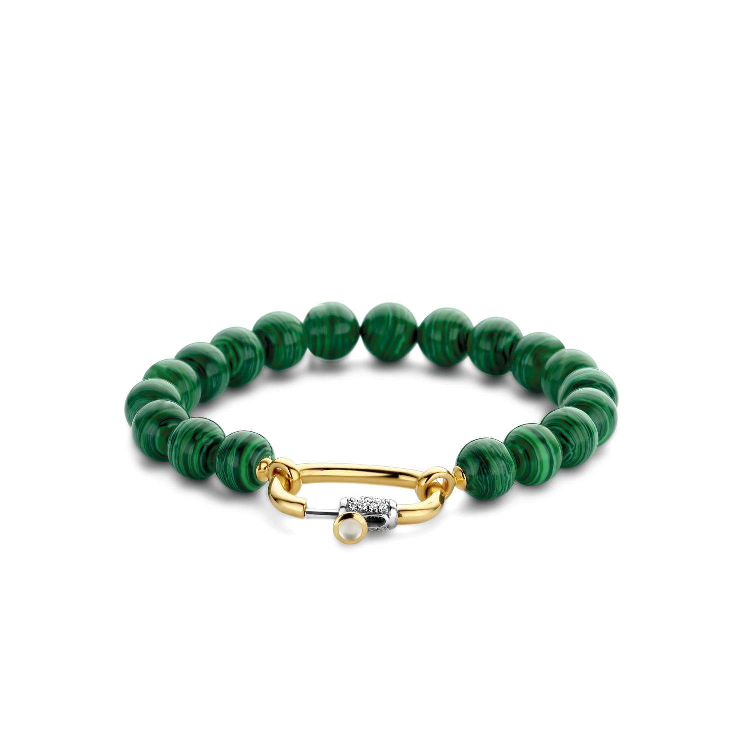 MALACHITE GREEN STONES BRACELET