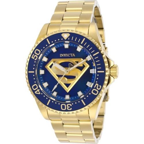 Invicta Men's 29689 DC Comics Superman Gold-Tone Stainless Steel Watch