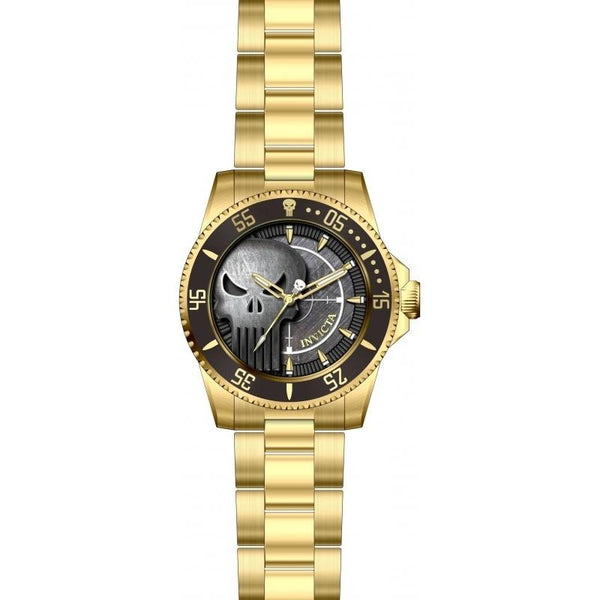 Invicta Men's 29694 Marvel Punisher Gold-Tone Stainless Steel Watch