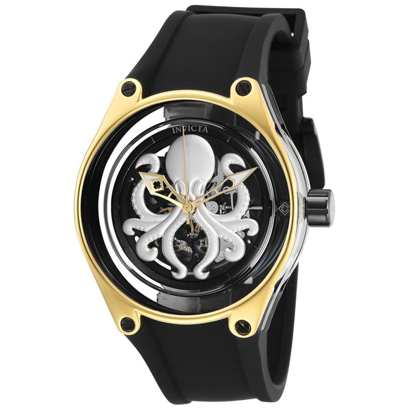 Invicta Men's 29725 Anatomic Automatic Black Silicone Watch