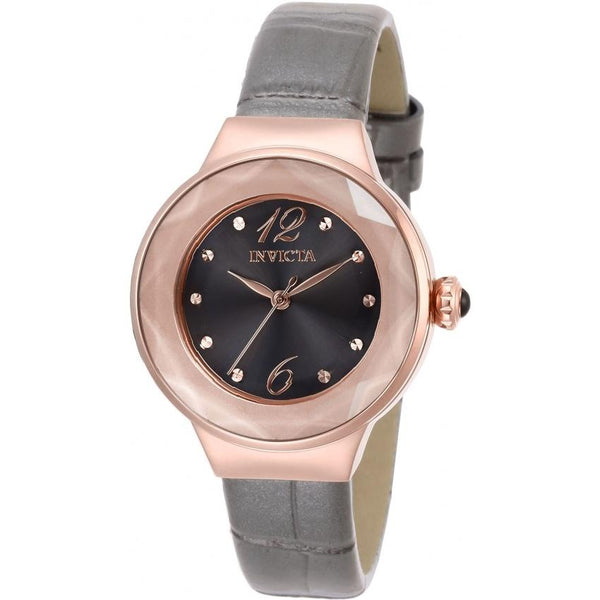 Invicta Women's 29786 Angel Grey Leather Watch