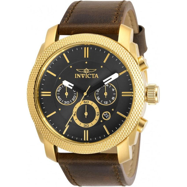Invicta Men's 29798 Aviator Brown Leather Watch