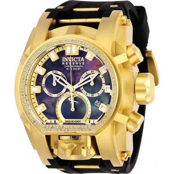 Invicta Men's 29863 Reserve Black Silicone Watch