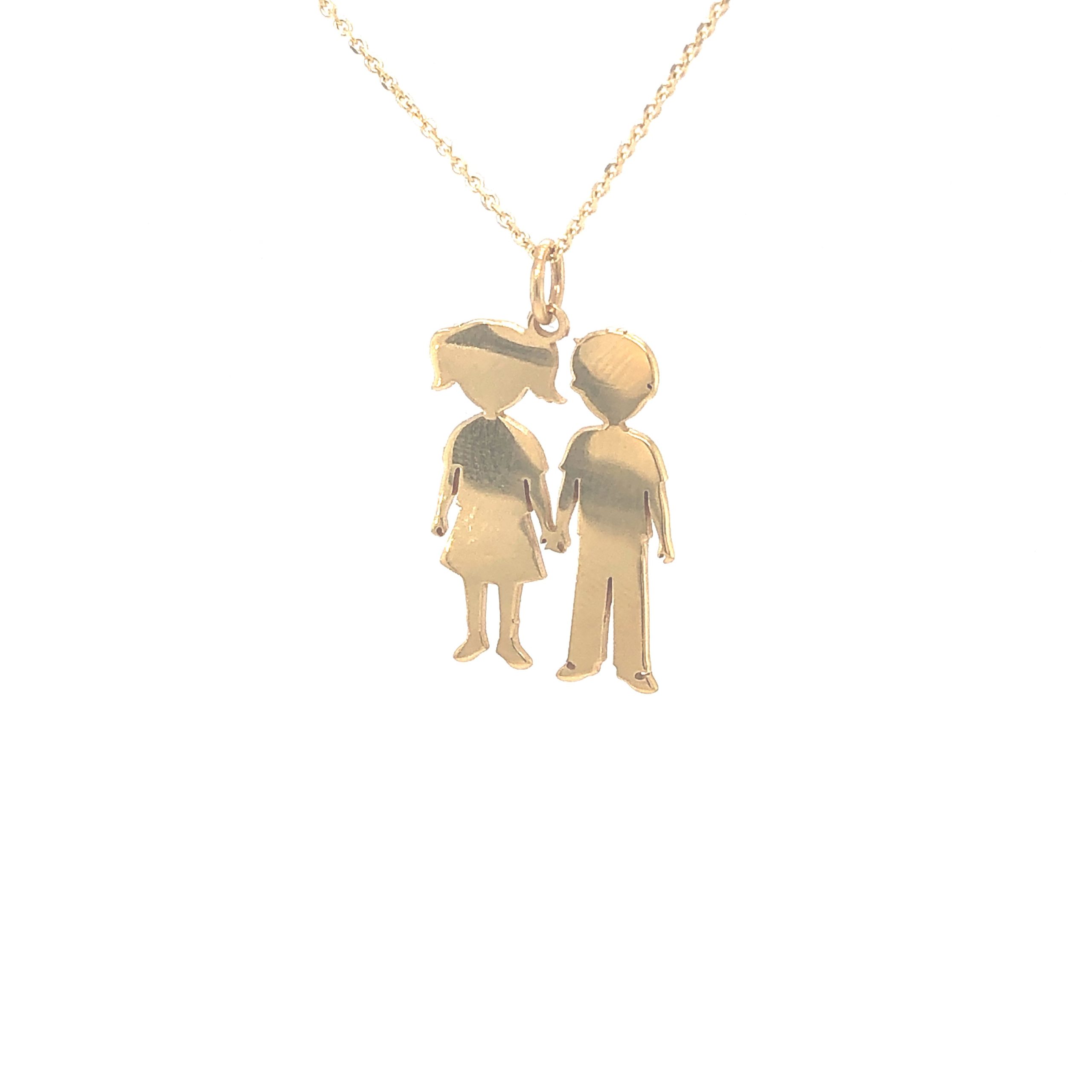 Pendant boy and girl Medium custom