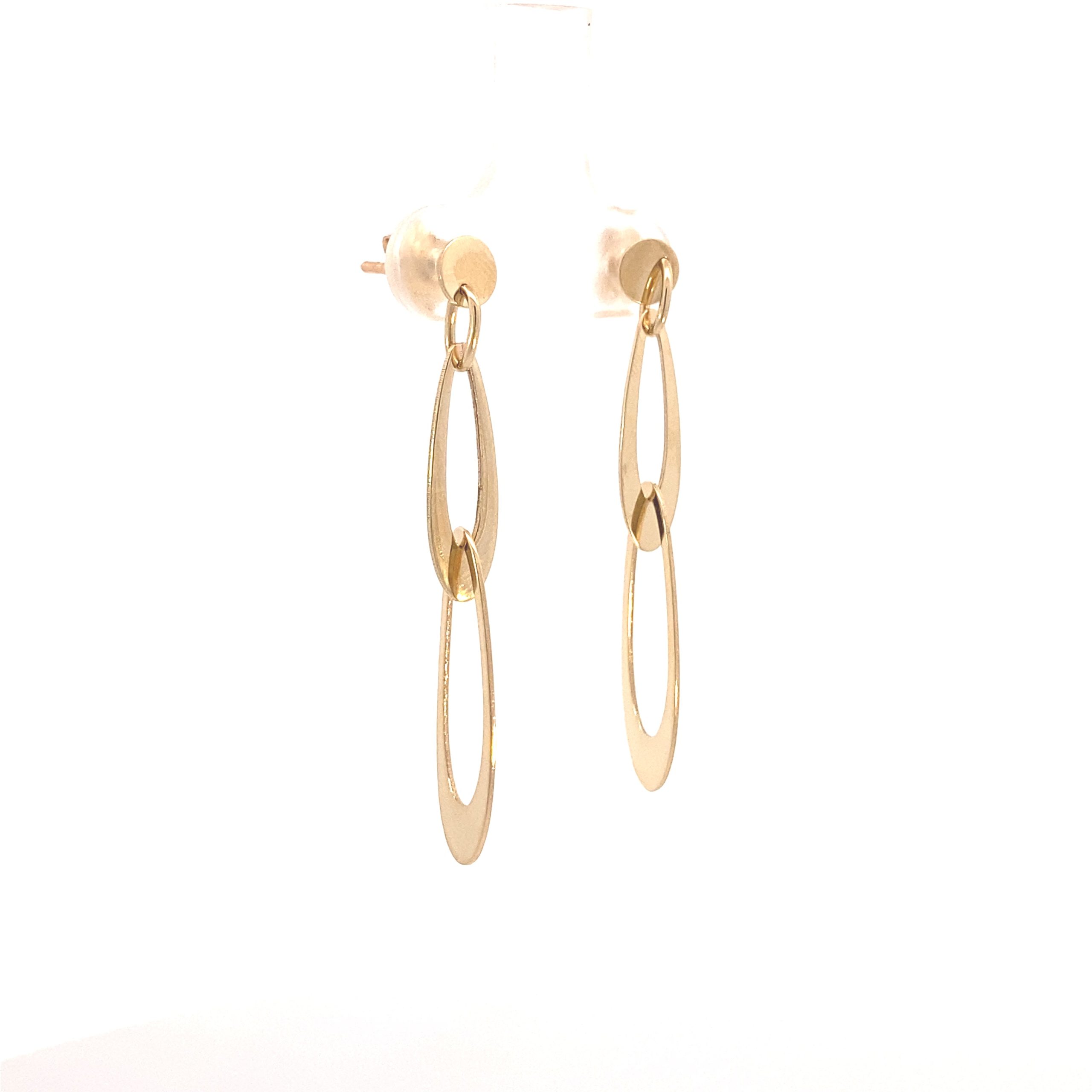 14K Gold Fancy Earrings - Push Back