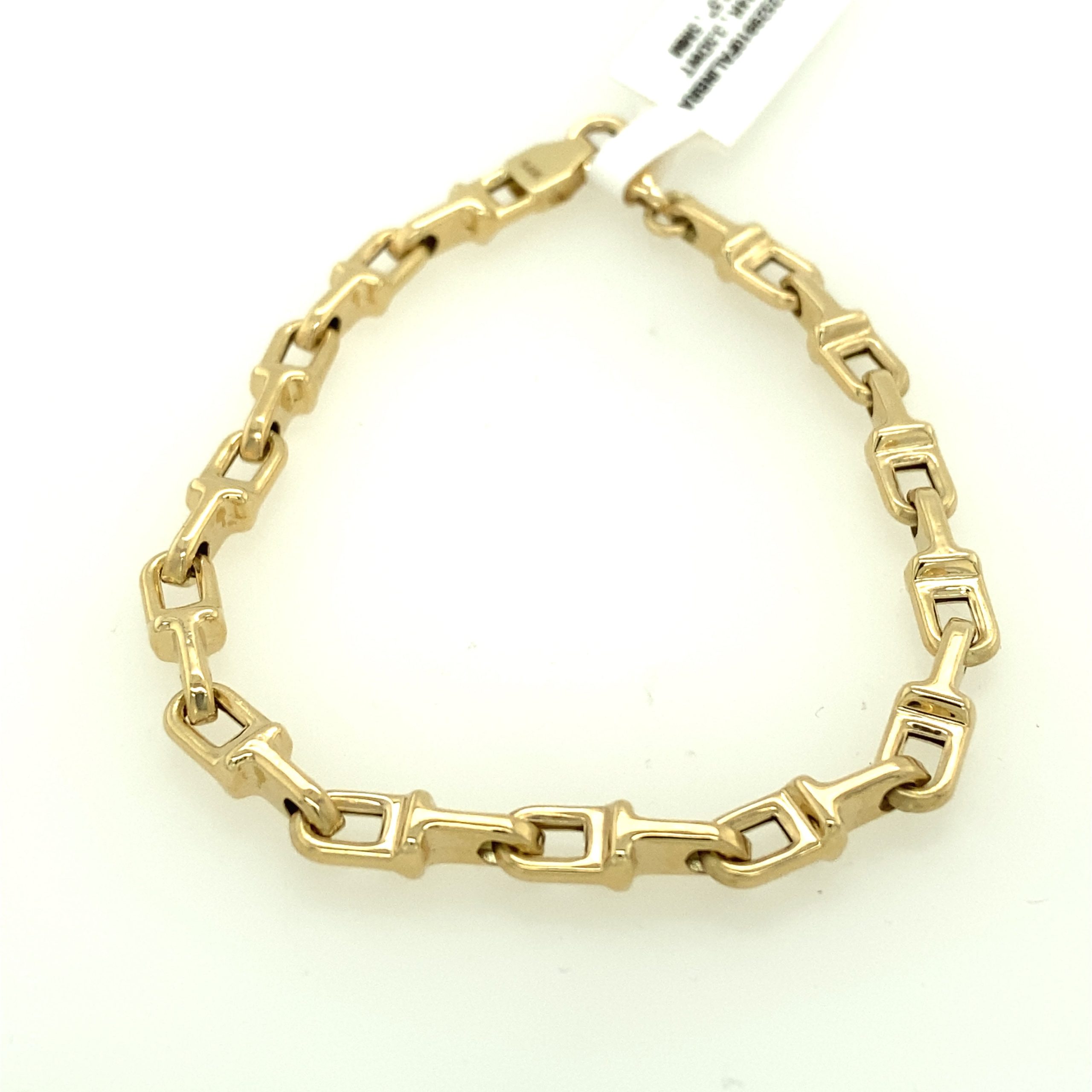 14K Gold Fancy Links Bracelet