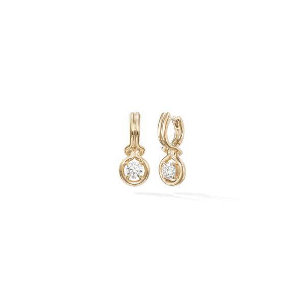 Melissa Kaye 18K Gold Rocky Earring Medium - E2501B-Y