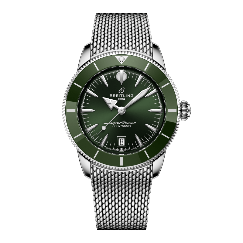 Breitling Superocean Heritage B31 Automatic 42 Green Bracelet - AB3111361L1A1