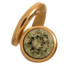 Peridot Spring Charm (Gold/Green)