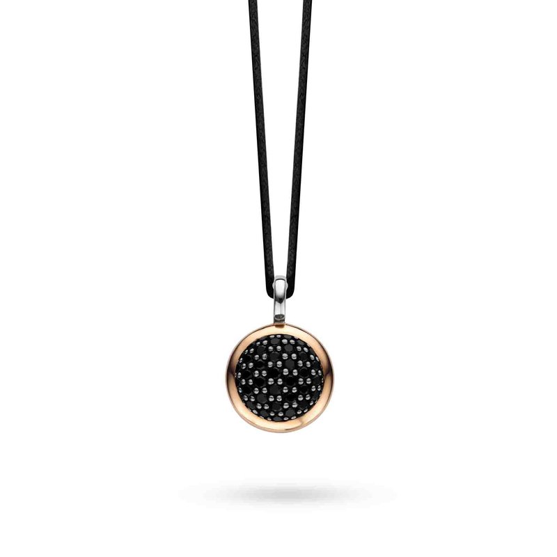 BLACK & ROSE GOLD PENDANT
