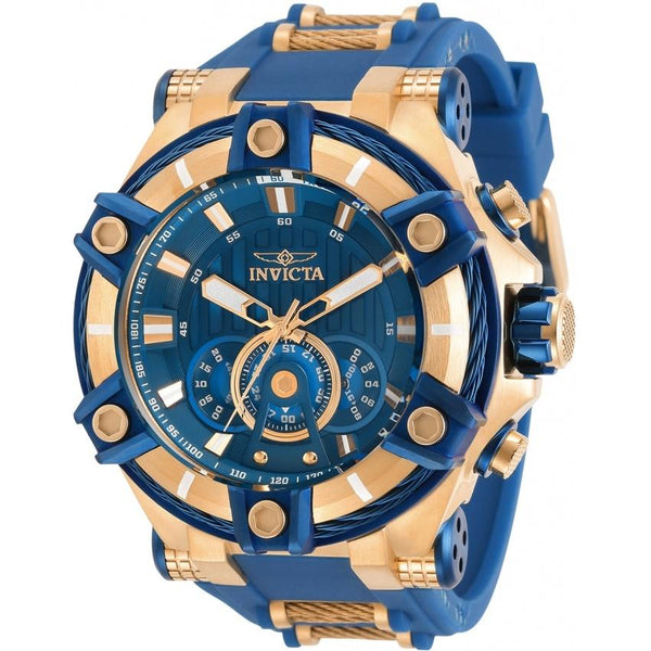 Invicta Men's 30043 Bolt Black and Silver Inserts Stainless Steel Watch