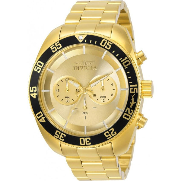Invicta Men's 30059 Pro Diver Gold-Tone Stainless Steel Watch