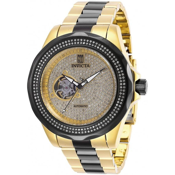 Invicta Men's 30191 Jason Taylor Automatic Gold-Tone and Black Inserts Stainless Steel Watch