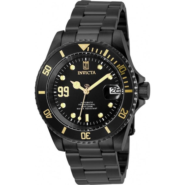 Invicta Men's 30199 Jason Taylor Automatic Black Stainless Steel Watch