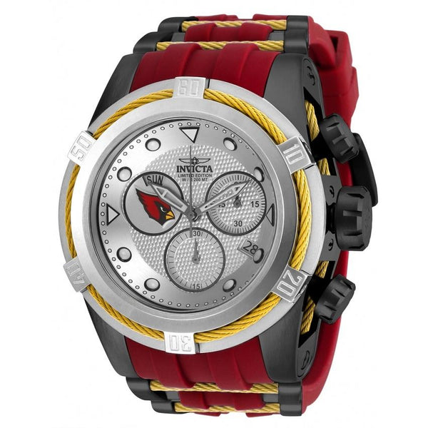Invicta Men's 30223 NFL Cardinals Red Silicone Watch