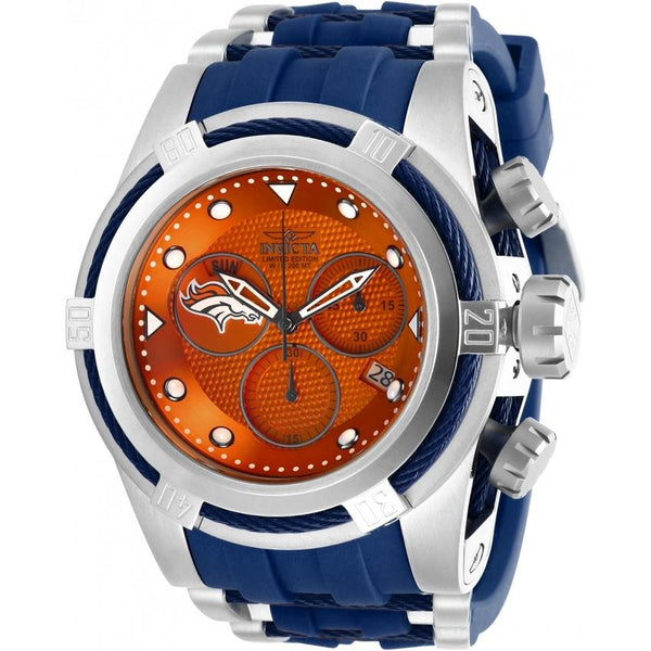 Invicta Men's 30232 NFL Broncos Blue Silicone Watch