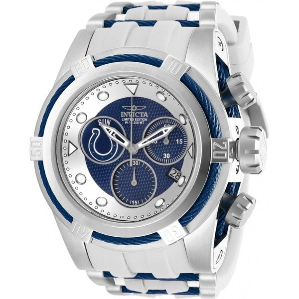 Invicta Men's 30236 NFL Colts White Silicone Watch