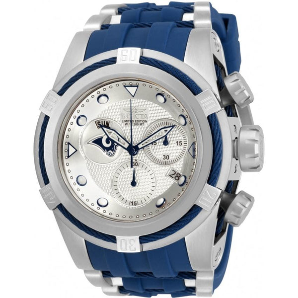 Invicta Men's 30240 NFL Rams Blue Silicone Watch