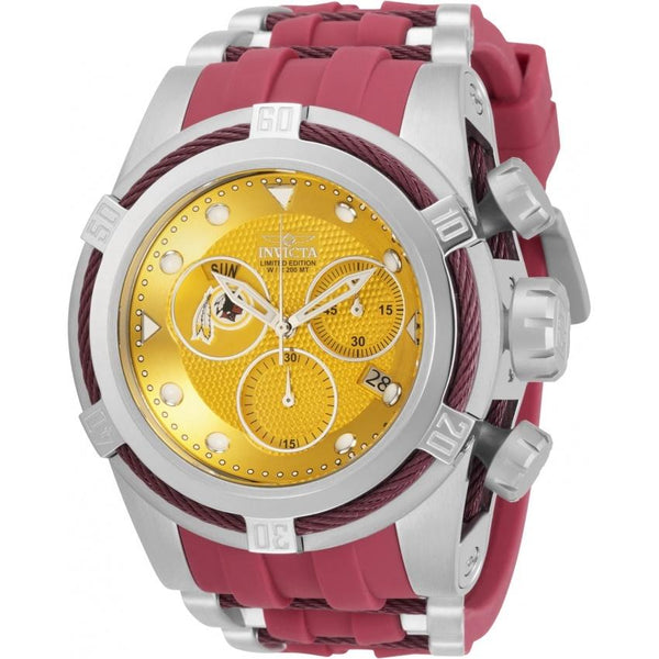 Invicta Men's 30254 NFL Redskins Red Silicone Watch