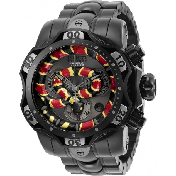 Invicta Men's 30310 Reserve Venom Black Stainless Steel Watch